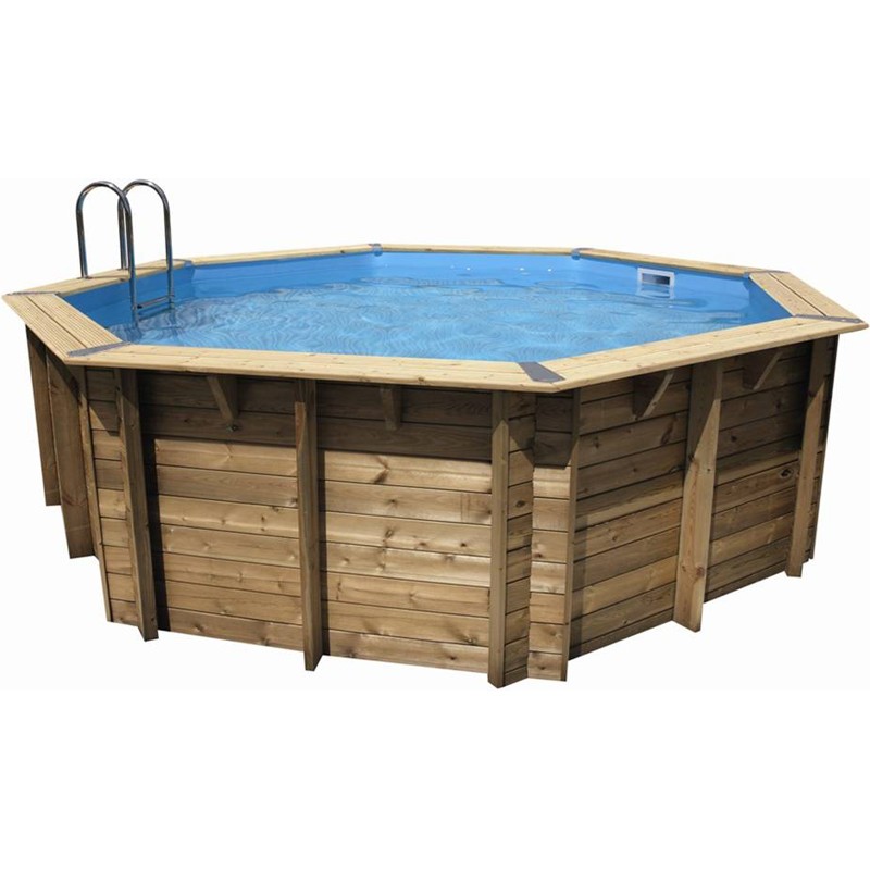 Piscine bois nortland ubbink ocea 510cm x 120 cm lekingstore Désign manger à salle Bois