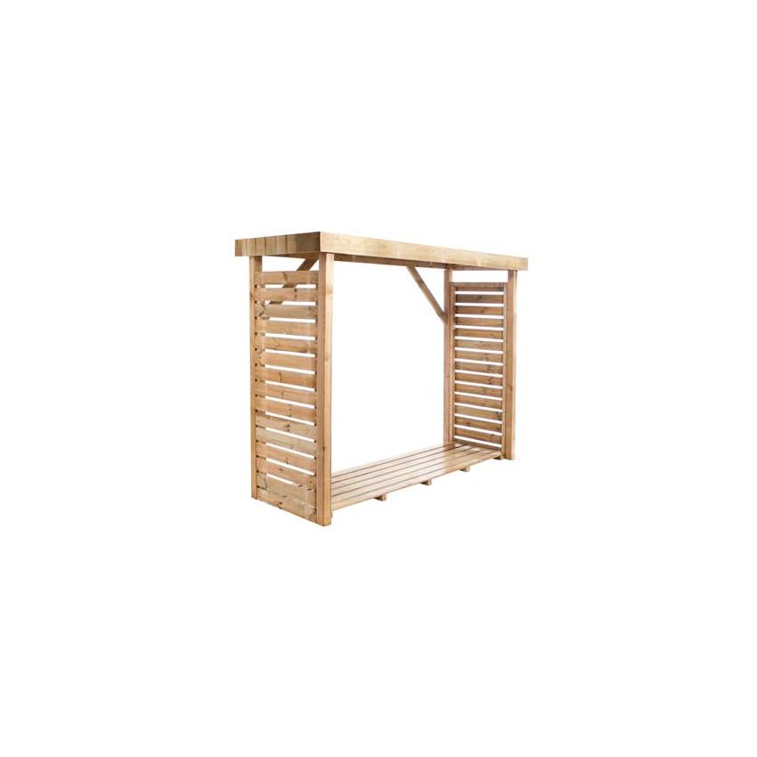 Abri bûches DALLAS 3 stères 4.15 m² 239x90xh183cm
