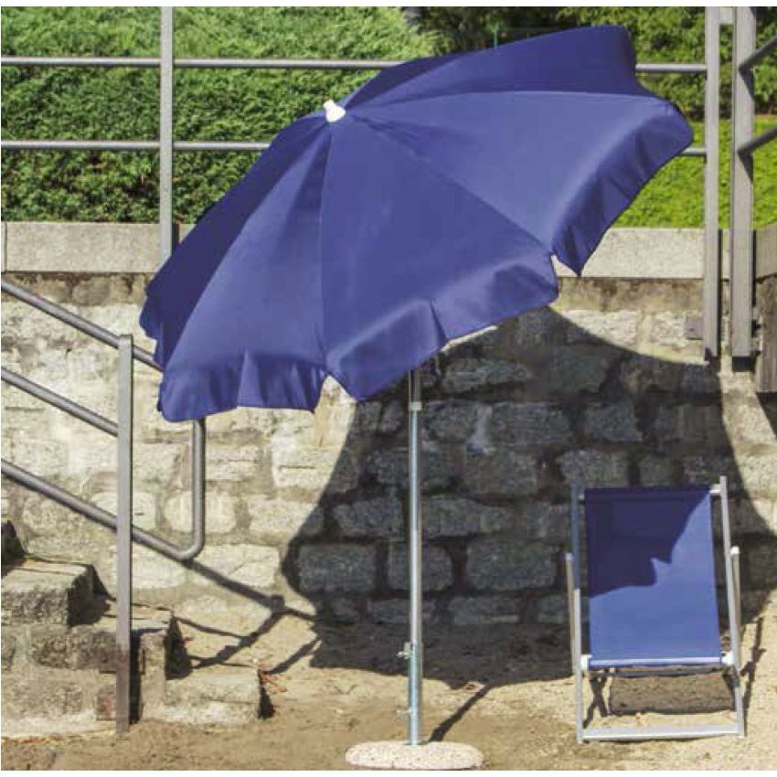 Parasol ALUX Bleu H215 cm/ D200 cm