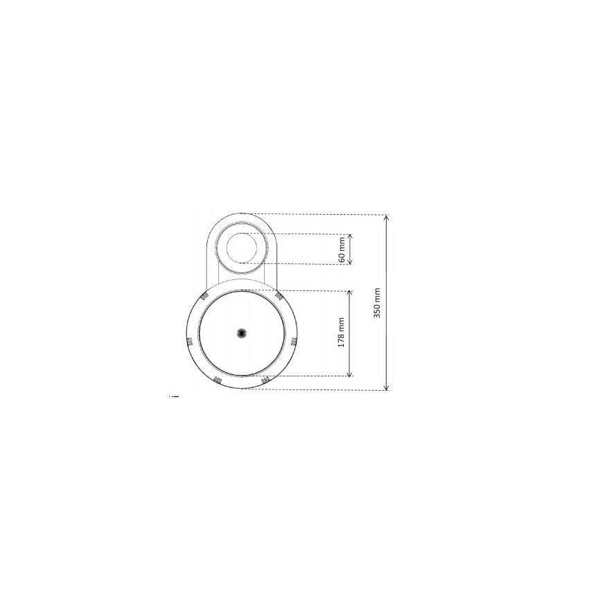 Projecteur LED Blanc pour piscine Montage sous Buse
