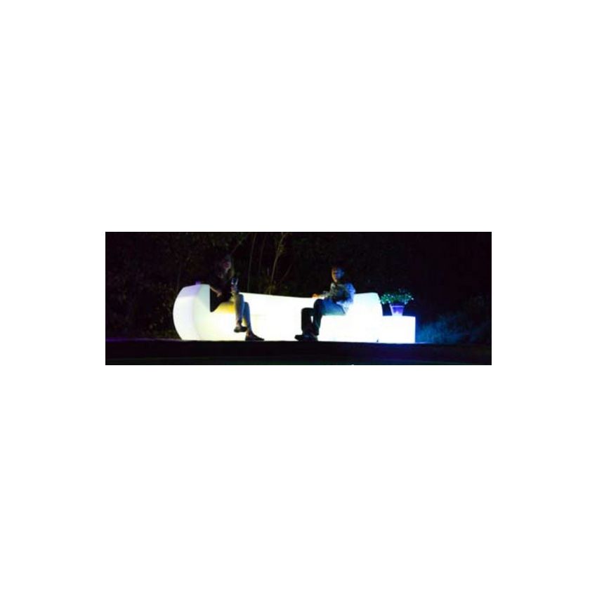 Divan Angle Loonge Lumineux Et Waterproof 96 cm x 96 cm x H 71cm