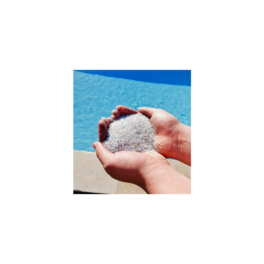 Verre filtrant pour piscine 0.7-1.3 mm sac 18 kg