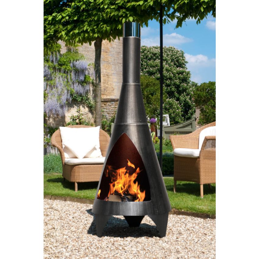 Cheminée en Acier oxydé Colorado