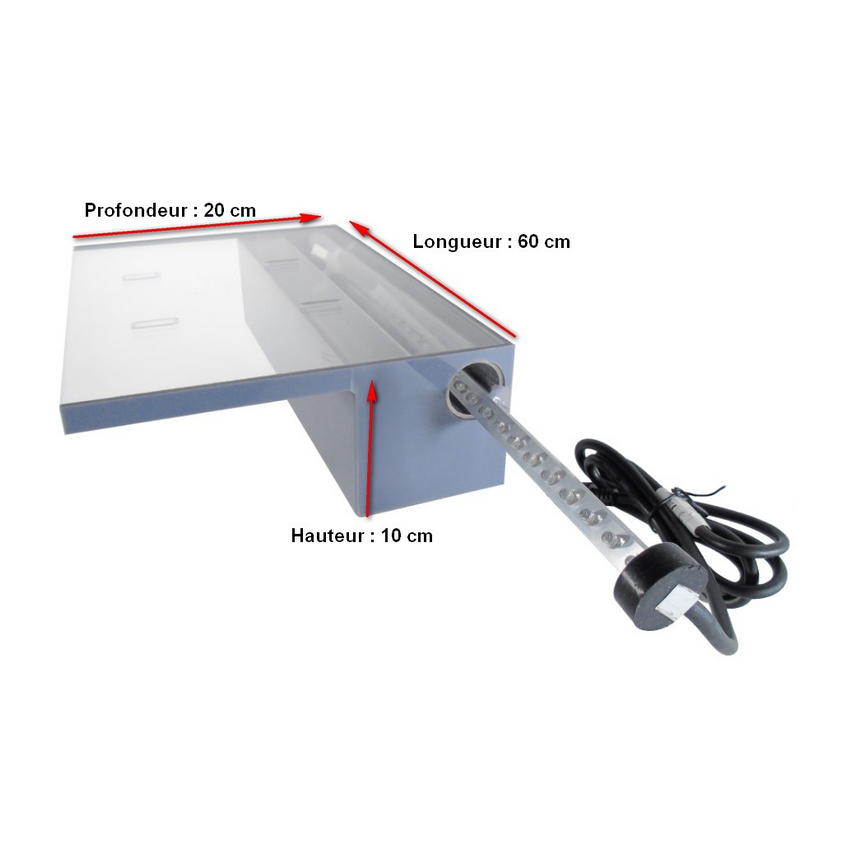 Cascade NIAGARA Transparente LED 60cm