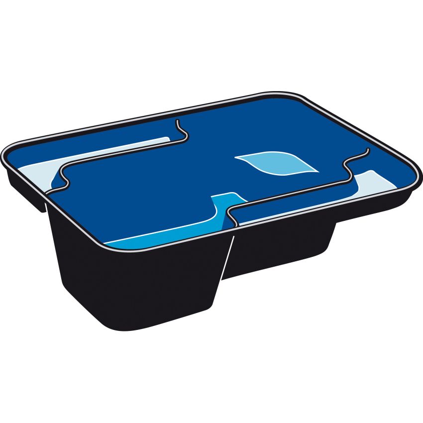 Bassin Préformé de Jardin Jupiter 230L