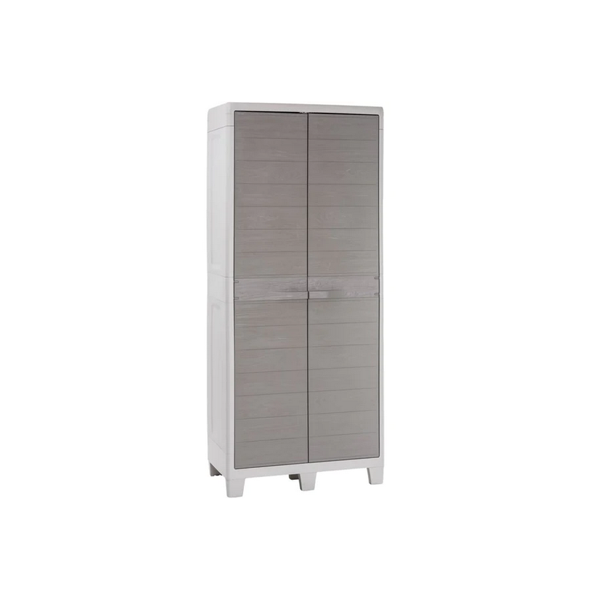 Armoire Jardin Résine haute Woody's XL Gris/Taupe