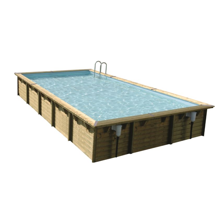 Piscine bois UBBINK LINEA 800x500x140cm