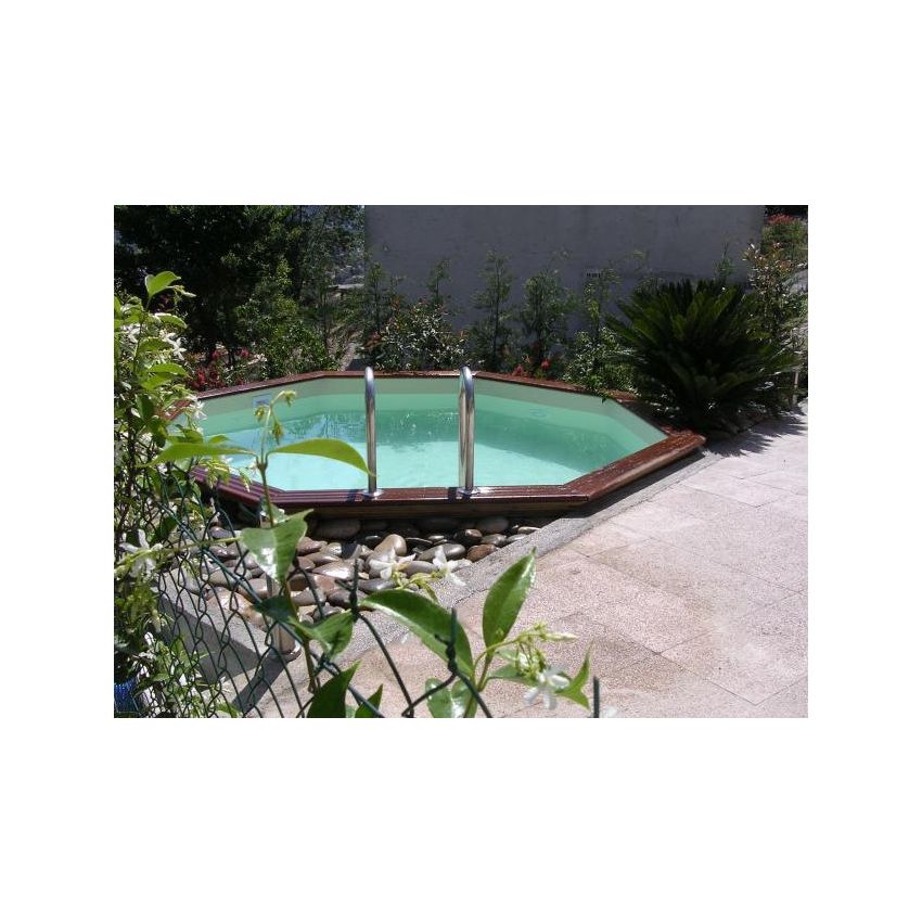 Piscine Bois Diamant Ronde ⌀360x131cm