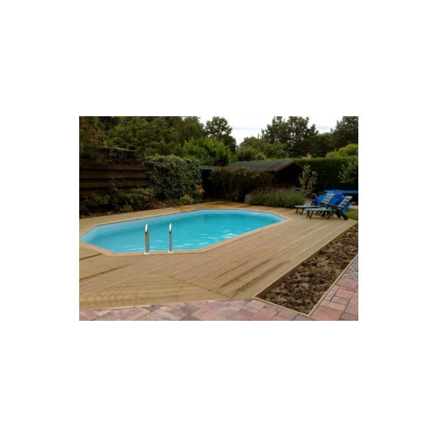 Piscine bois Allongée UBBINK OCEA 610x400x130cm
