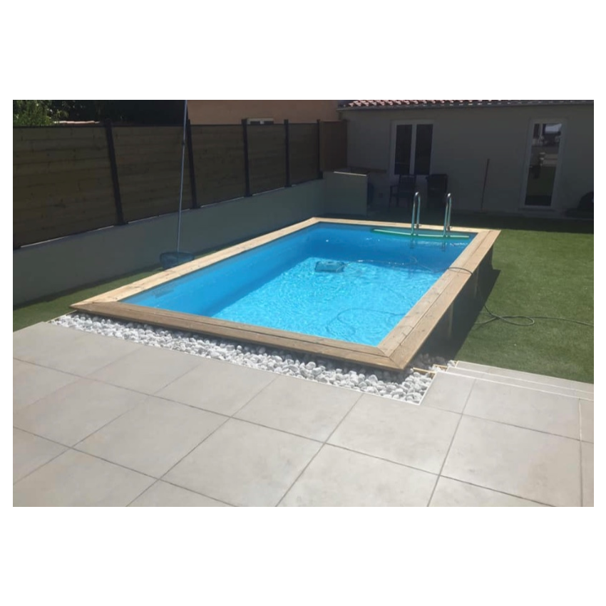 Piscine Bois Luxe Rectangulaire 520x320x131cm