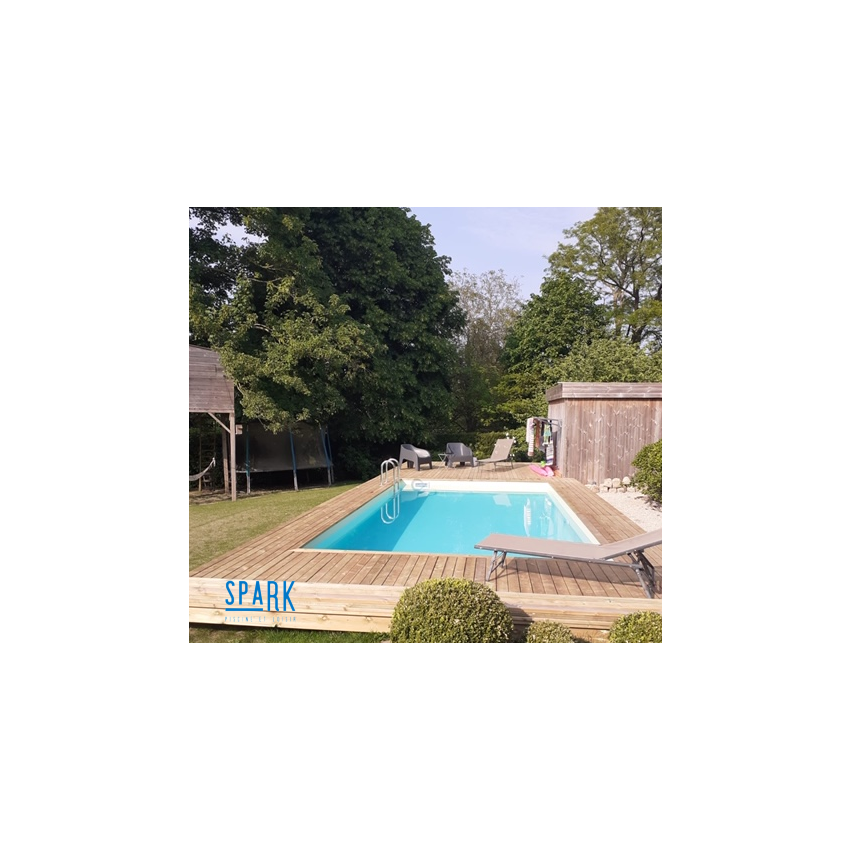 Piscine Bois Lenny Rectangulaire 720x400x145cm