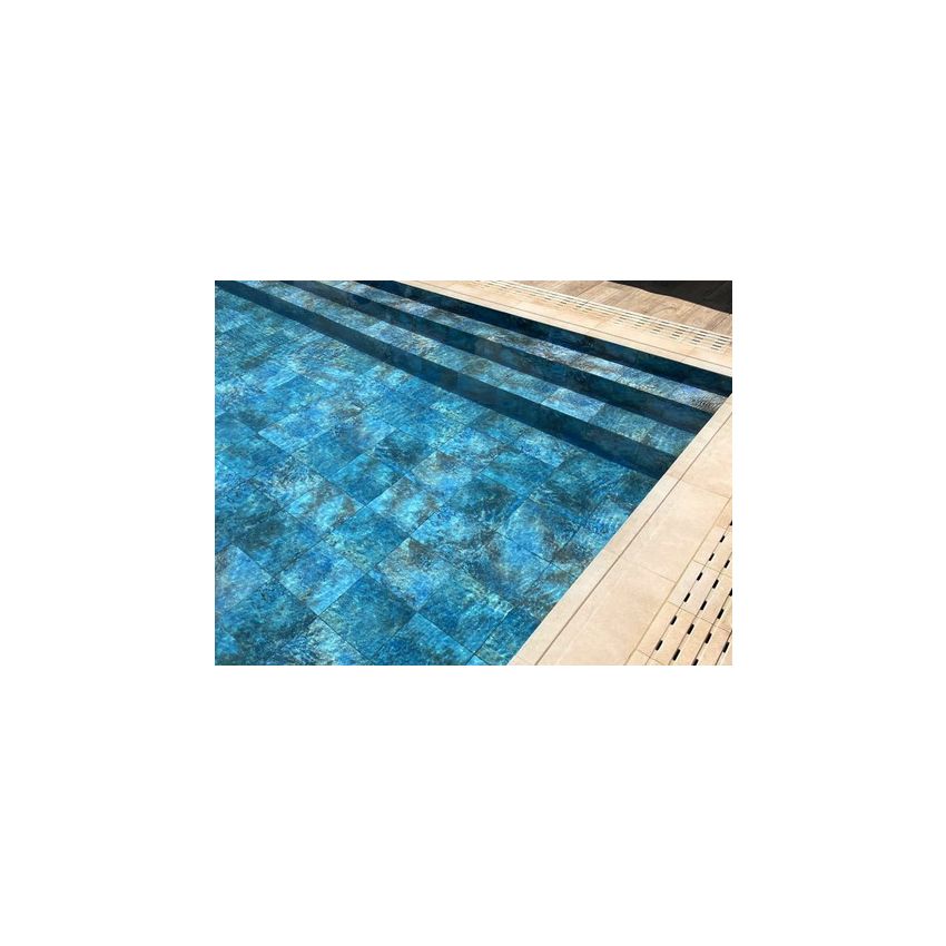 Liner 85/100ème pour Piscine Bois Carrée SPARK 520x520x130 cm Pierre de Bali 