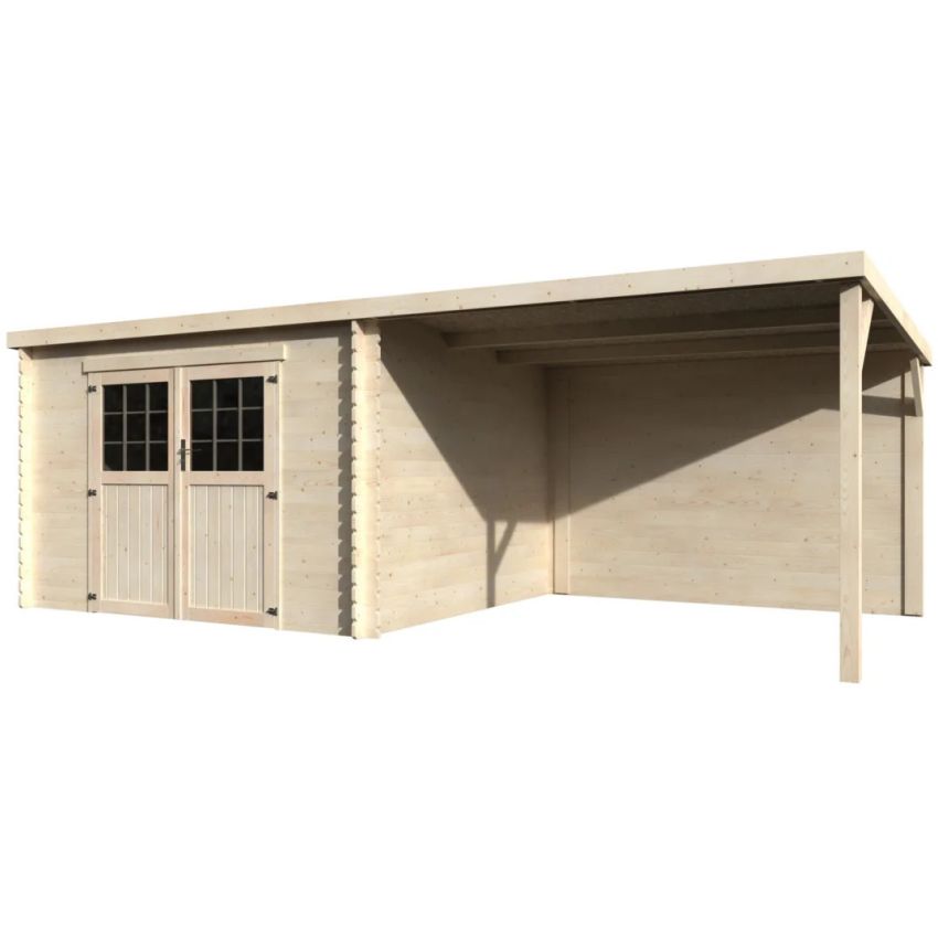 Abri de jardin en bois Eden - 18.02 m²