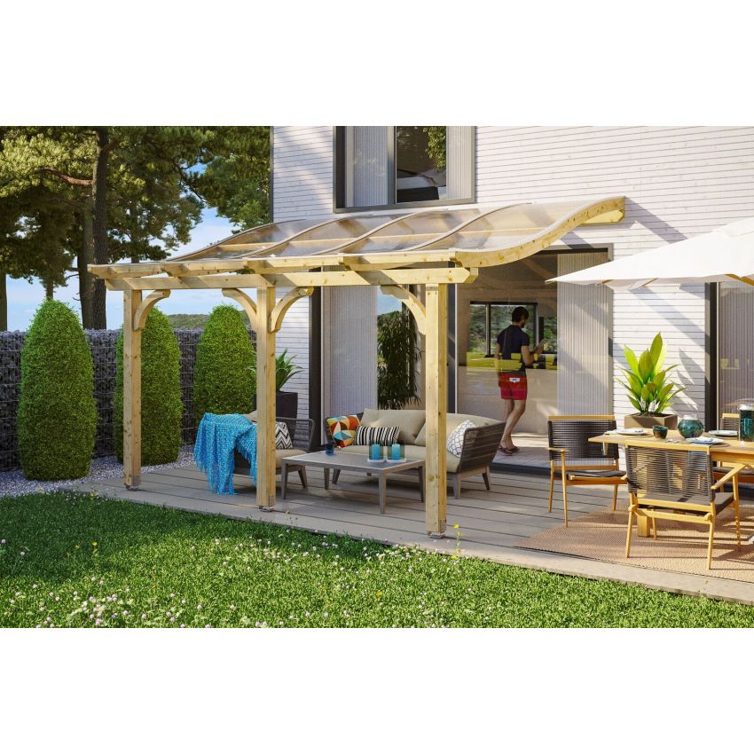 Tonnelle de Jardin en Bois Venezia 434 x 239 cm