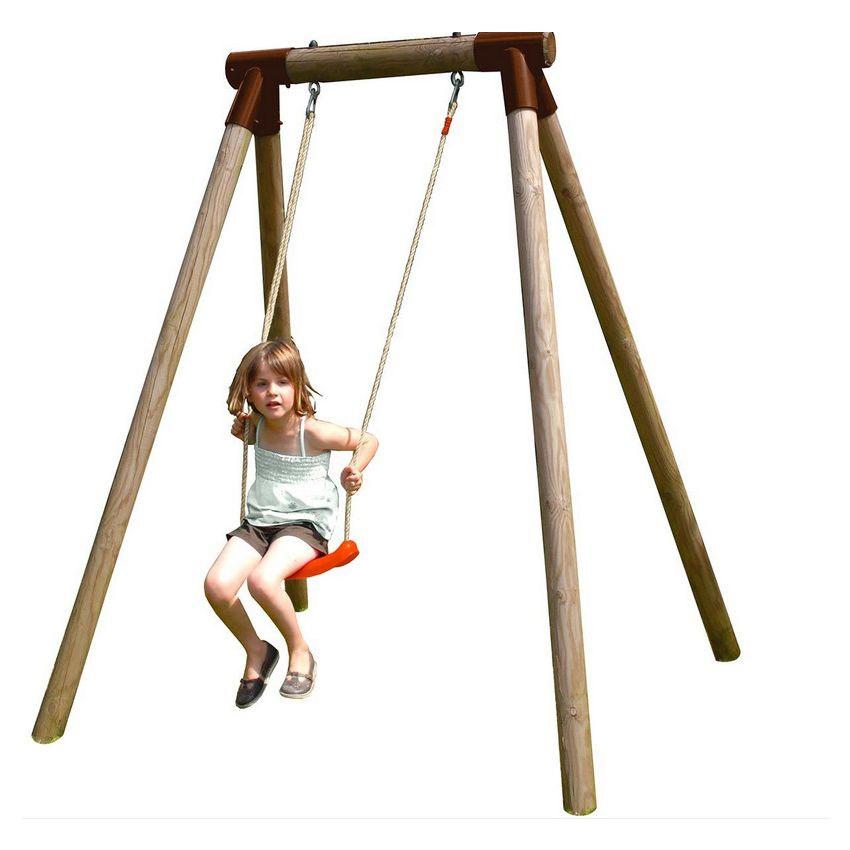 Portique en bois HANNA 1 balançoire L165xl166xh195