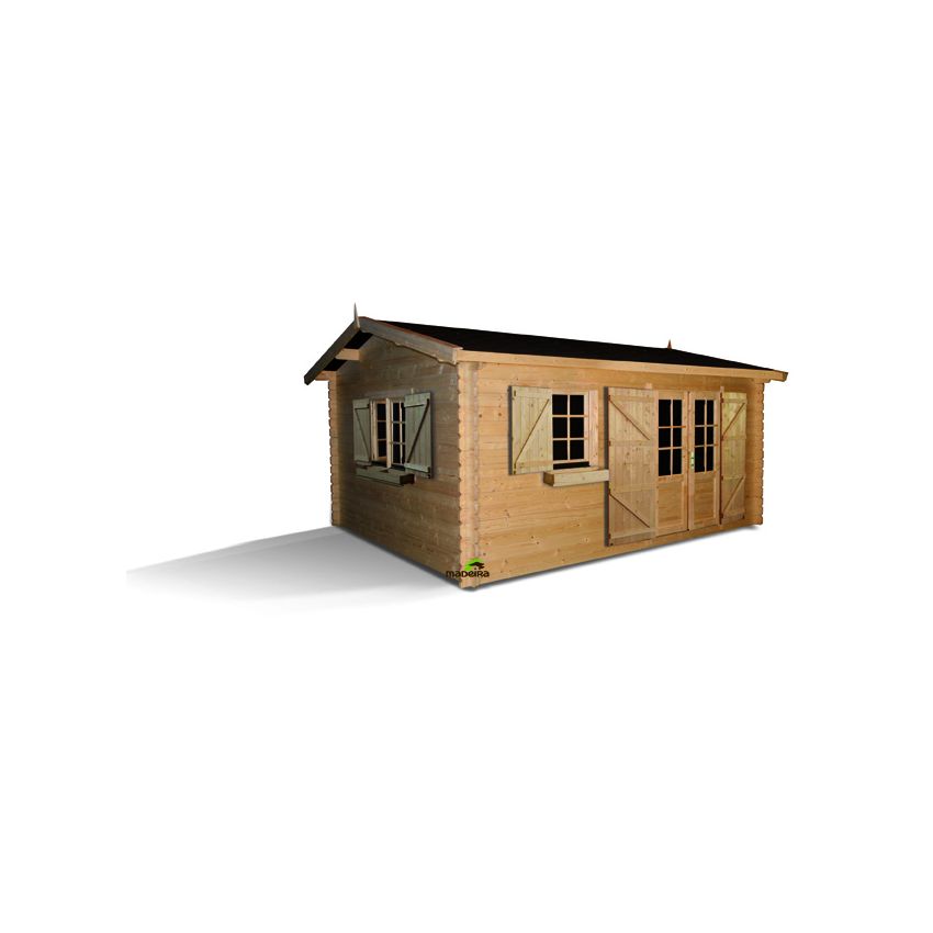 Abri de Jardin Bois ELISTA 34mm 17.47 m2