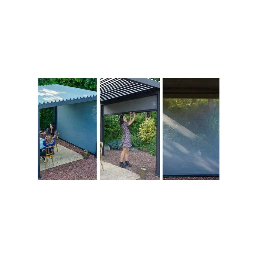 Store latéral 3m Ombréa  Blanc