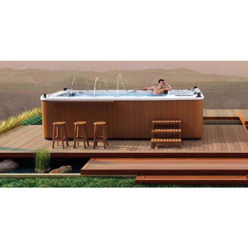 Spa de nage PORTO rectangulaire - 480 x 220 x 120 cm