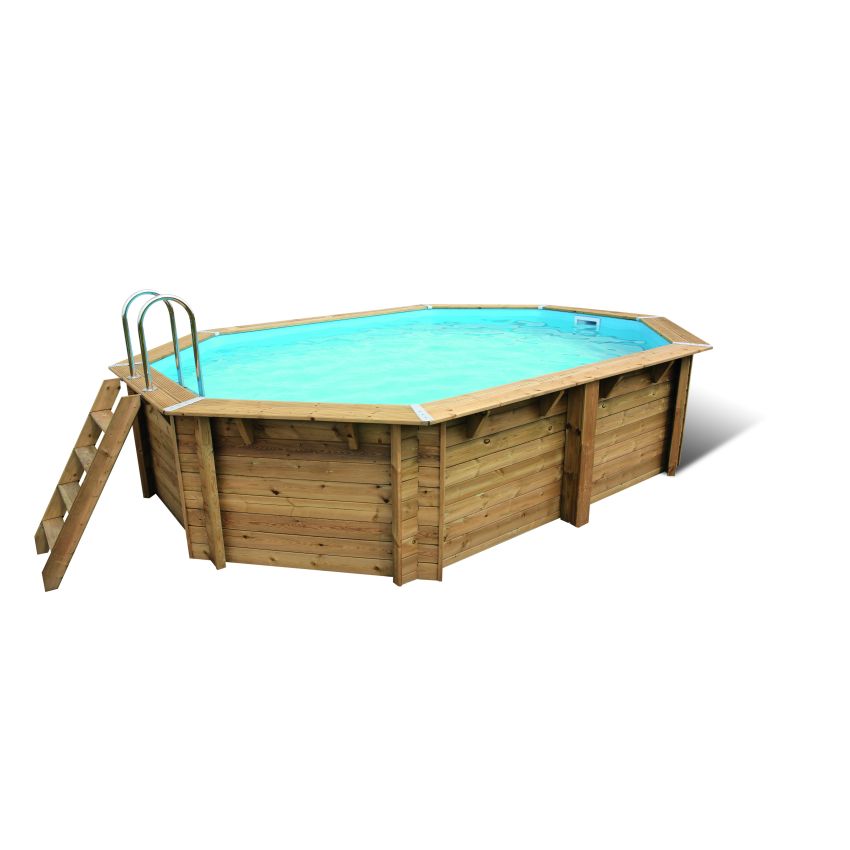 Piscine bois UBBINK SUNWATER 490x300x120cm