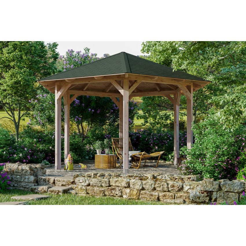 Pavillon de Jardin en Bois Ø 480 cm COLMAR