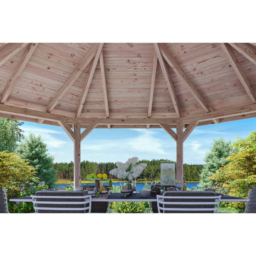 Pavillon de Jardin en Bois Ø 480 cm COLMAR