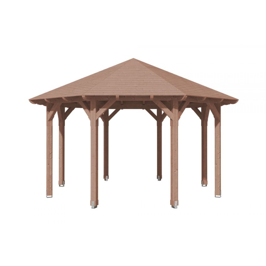 Pavillon de Jardin en Bois Ø 484 cm LYON