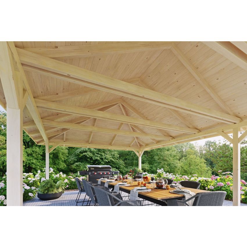 Pavillon de Jardin en Bois Orleans 656 x 374 cm