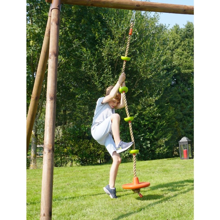 Corde à noeuds + Disque pour portique de 2.35m de Hauteur -Soulet