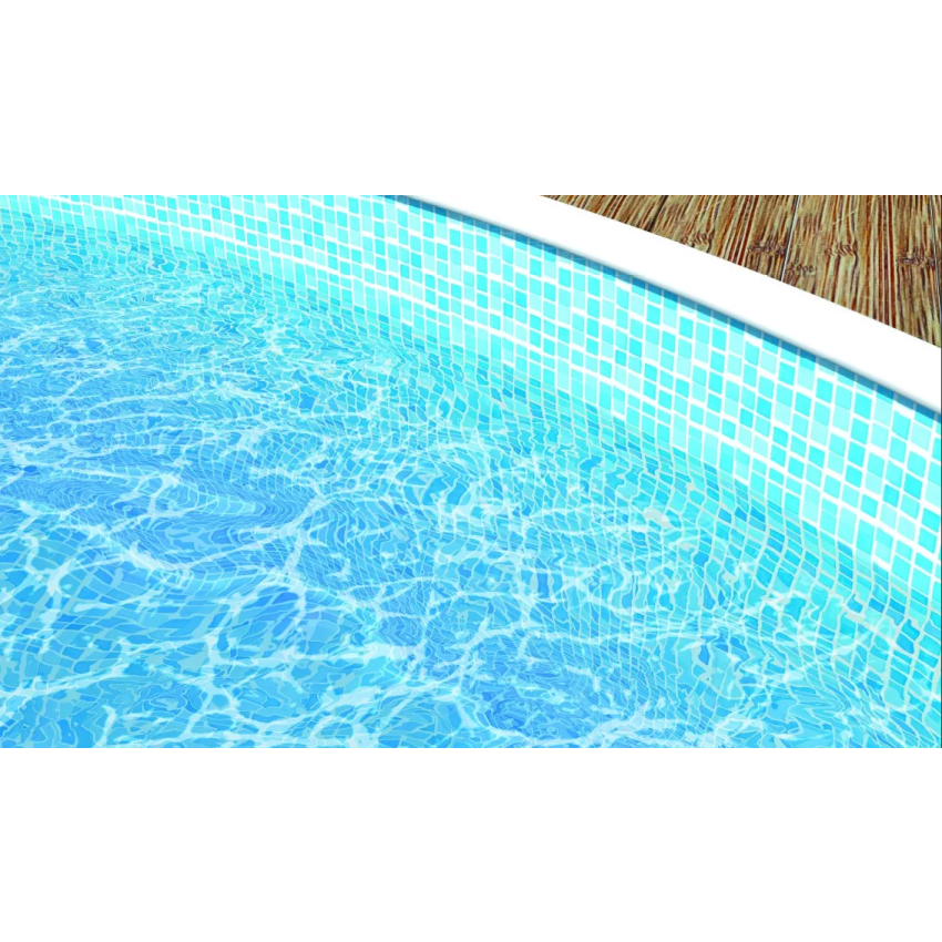 Liner MOSAIC V8 pour piscine ⌀9.1x4.6x1.2m  30/100ème