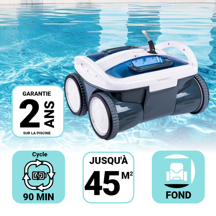 Robot piscine Fond CRYSTALLIC 
