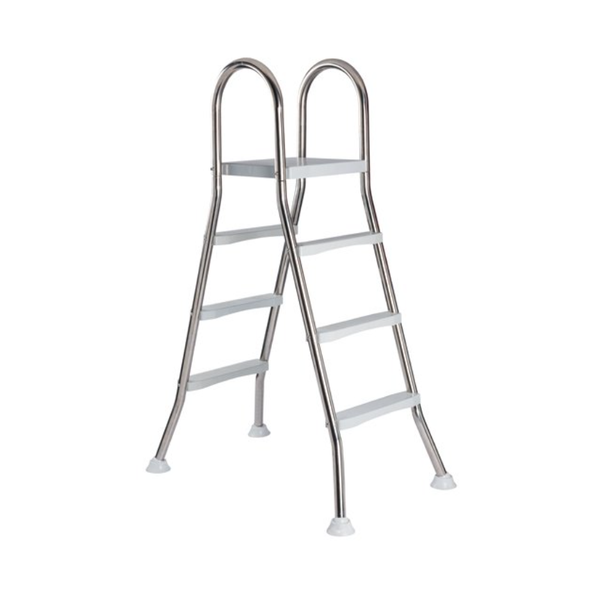 Echelle LUXE en acier inoxydable 4 Marches pour piscine