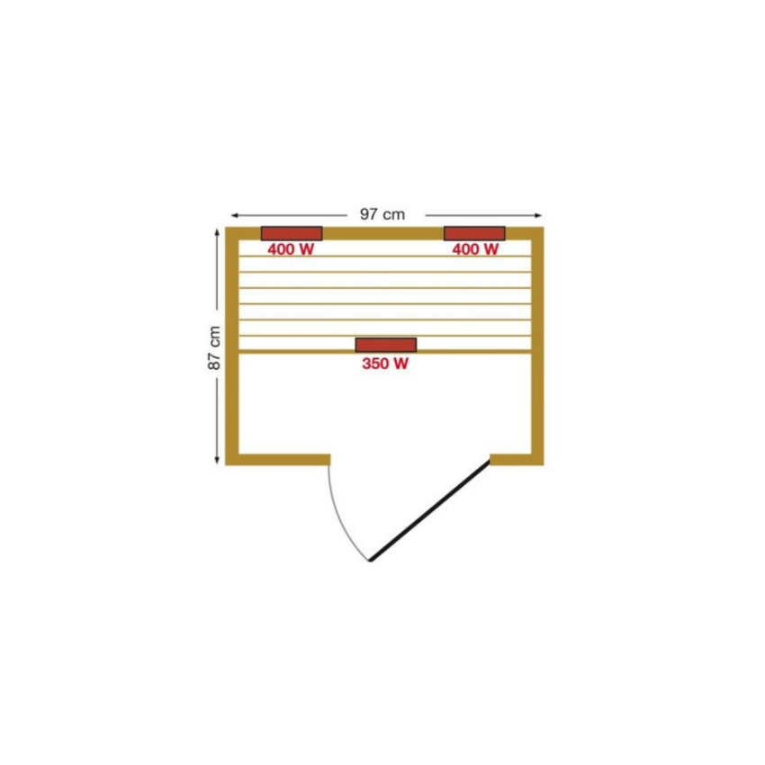 Sauna Infrarouge MARIANA 2 