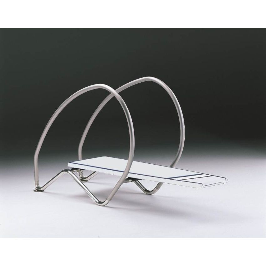 Plongeoir DYNAMIC Blanc L.2 m avec Arceaux pour piscines
