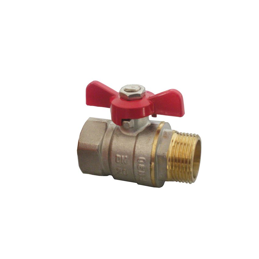 Vanne ¼ de tour 1/2’’ de diamètre – PN 30 femelle x mâle