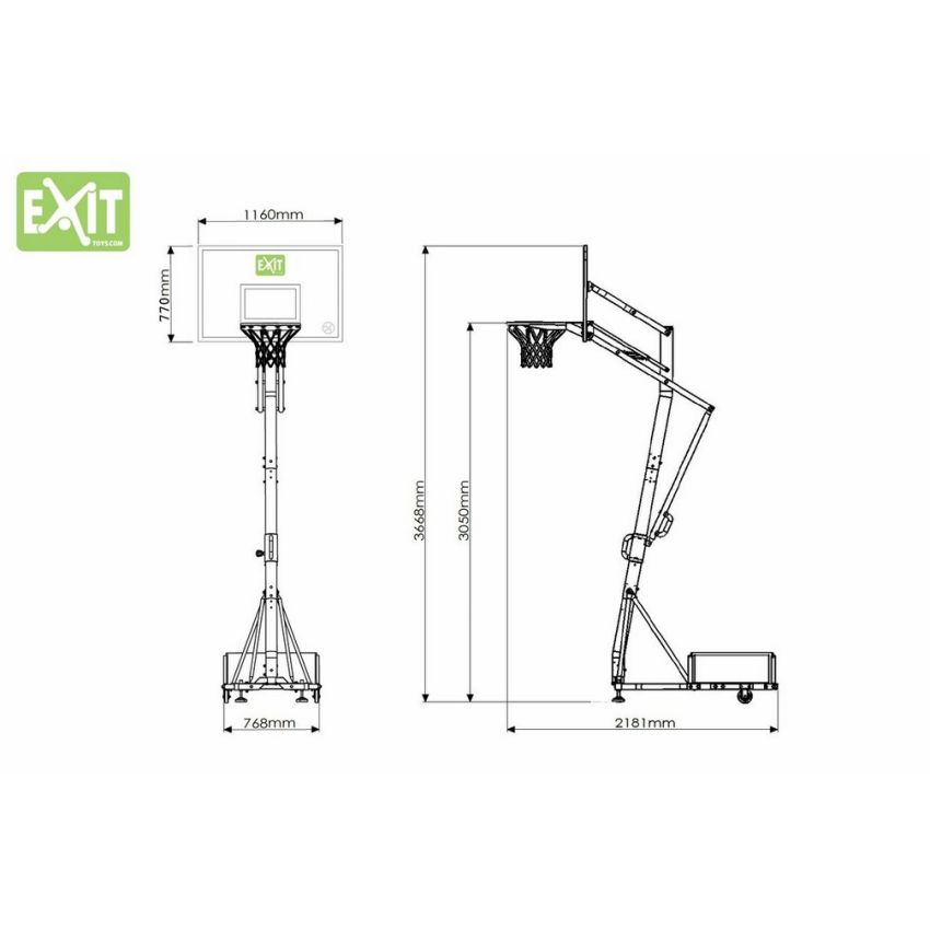 Panier De Basket Galaxy Portable Spécial 