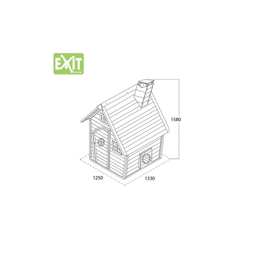 Maisonnette Enfant Fantasia 100 Verte