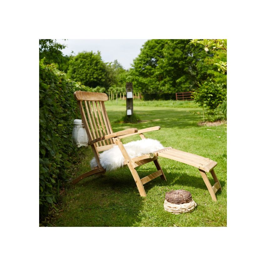 Bain de soleil DUNES en Teck massif