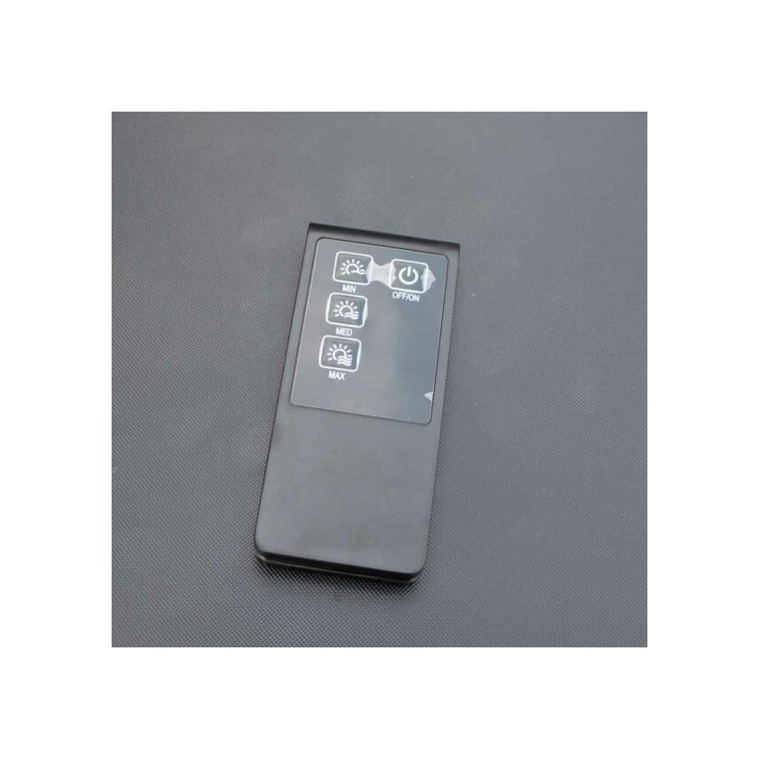 Parasol Électrique Chauffant Télécommandé LUMINA 2000W Noir