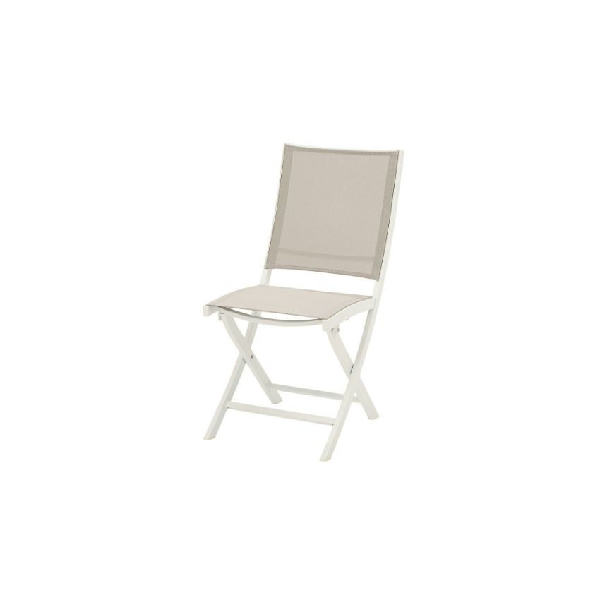 Lot de 2 chaises de Jardin White Star Blanc 