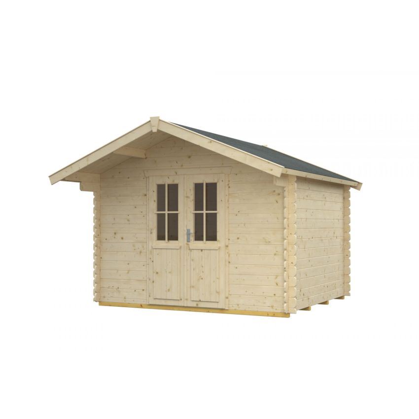 Chalet de Jardin Bois 300 x 300 cm 9 m² FARO