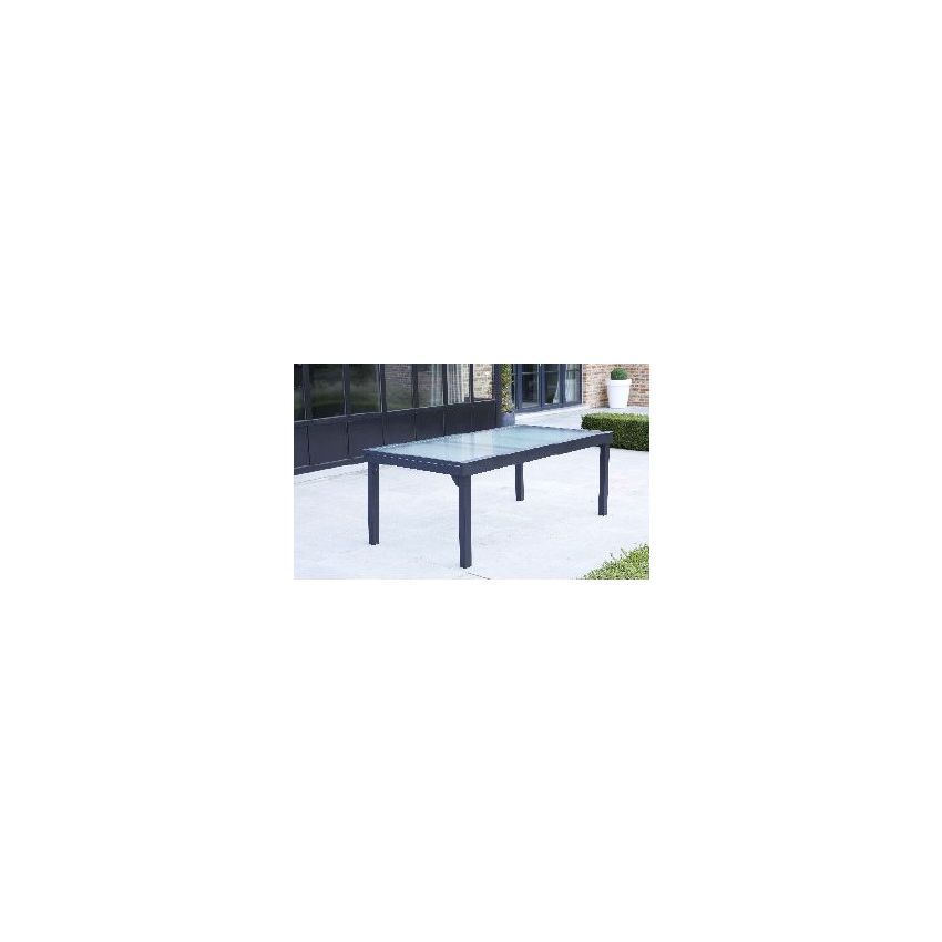 Table de Jardin 200/320 MODULO 8/12 GRISE 