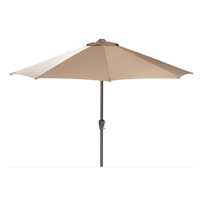 Parasol de Jardin Rond Classic Taupe 270 x 270 x 230 cm 