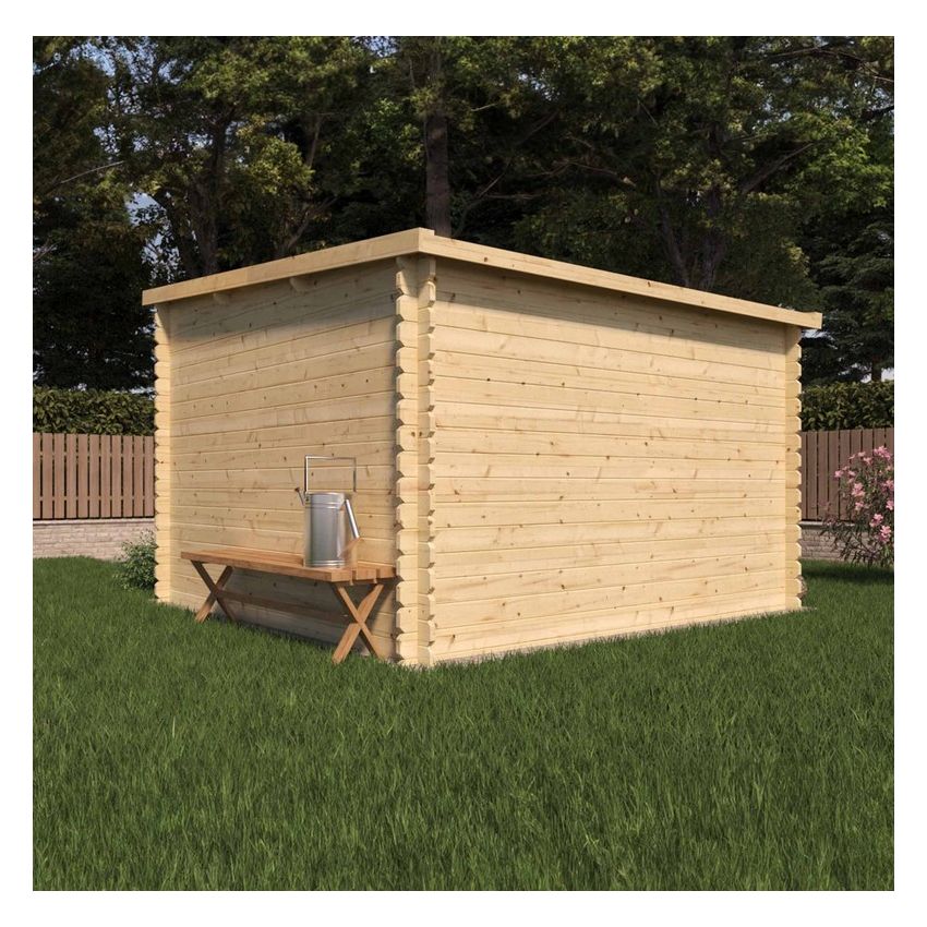 Abri de jardin en bois 7.5m² 298x298x205cm