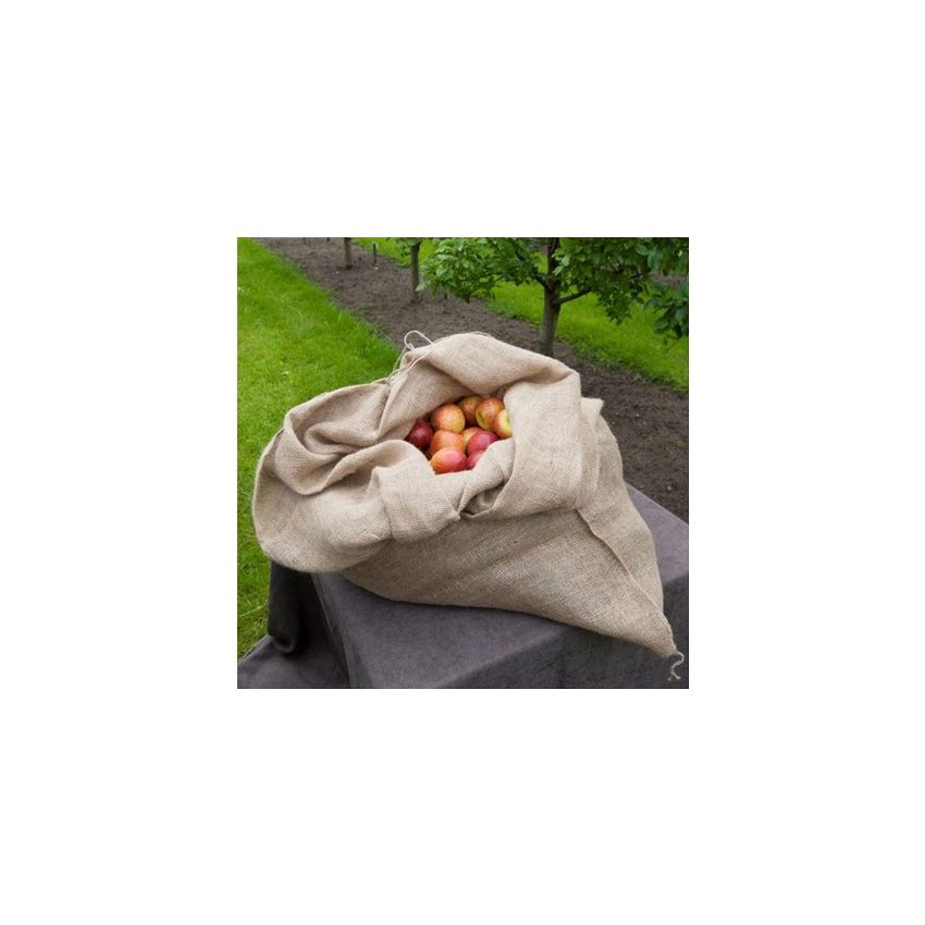 Lot de 3 sacs en jute avec cordelette de serrage, densité 230 gr/m2