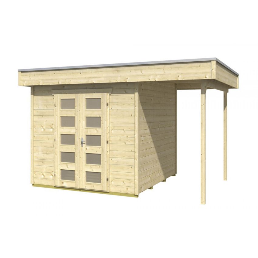 Maison en Bois à Toit Plat 250 x 250 cm 9.50 m² VENLO