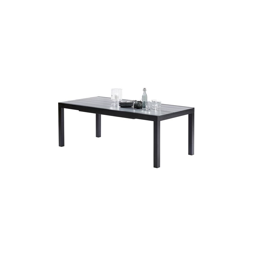 Table de Jardin HPL Star Noir 8/12personnes