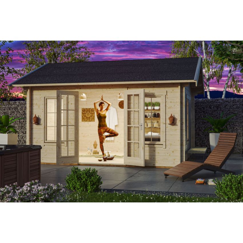 Chalet de Jardin en Bois 420x380cm 15.96 m² LUGANO