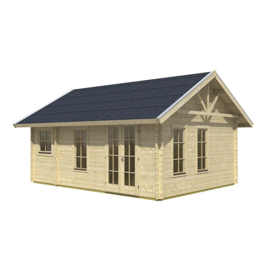 Chalet de Jardin en Bois 420 x 560 cm  23.52 m² avec espace de stockage BERN