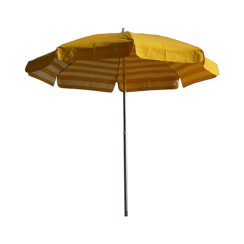 Parasol VENEZIA Duplex 200/8 cm Jaune et Blanc