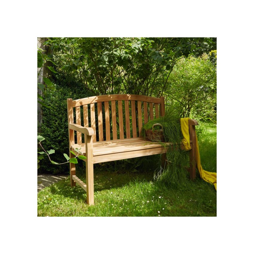 Banc de jardin Teck 120 cm